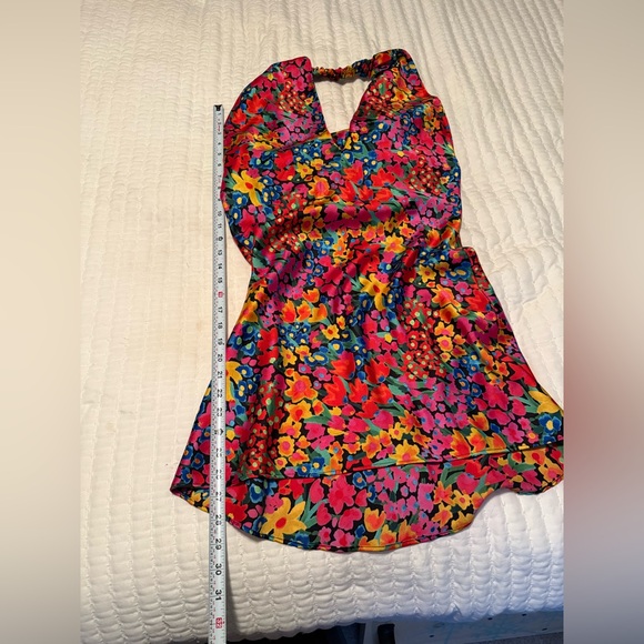 NWT Show me your Mumu Jasmine Halter mini dress in Garden Glow. - Picture 7 of 8